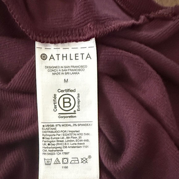 Athleta Women's Purple Tank Top - Picture 3 of 5